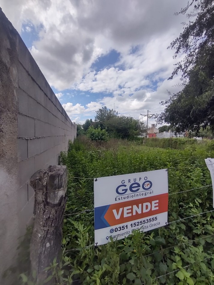 GRUPO GEO VENDE TERRENO EN ALTA GRACIA